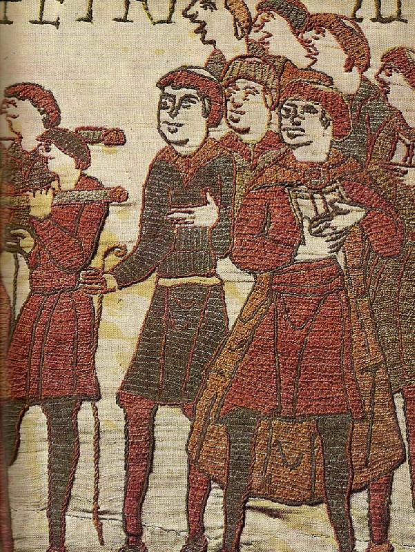 unknow artist detalj av bayeux-tapeten oil painting image